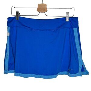 NIKE DRI FIT Women's Skort Workout Skirt Blue Large